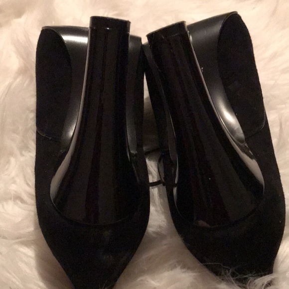 Black suede shoe bootie - Picture 6 of 7